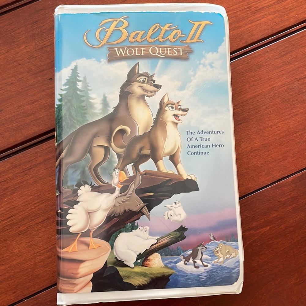 Universal Studio’s Balto II Wolf Quest VHS